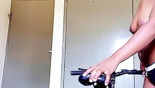 I catch her red-handed