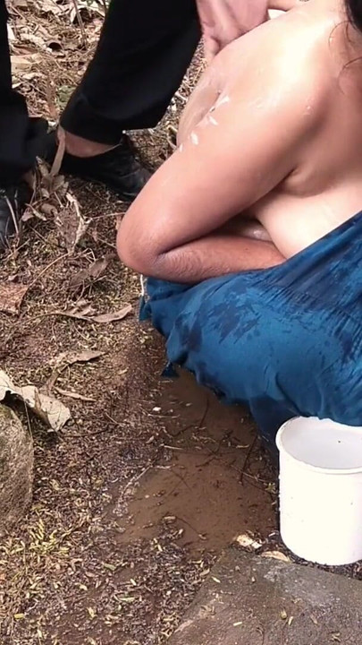 Epic moment from "Village indian aunty takes a Nude bath and looking Hot and sexsy"