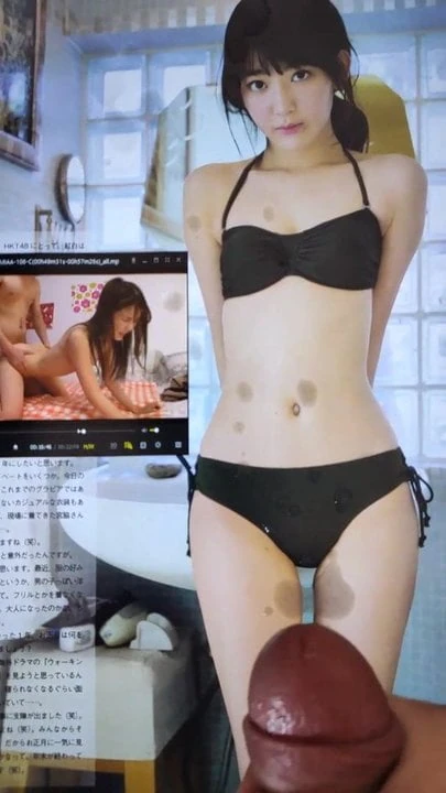 miyawaki sakura izone akb48 cumtribute