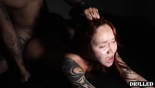Kakak tiri rambut merah pengen aku ajarin seksnya
