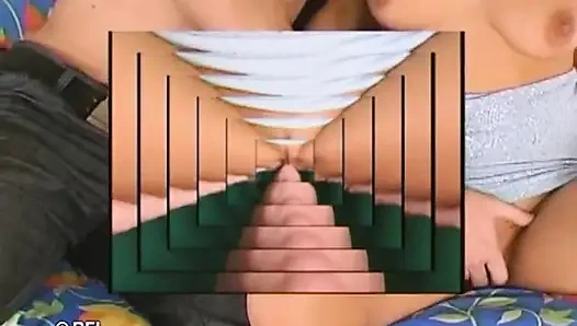 Sexy housewife sucks balls