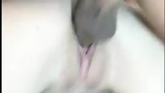 Slim a-cup Brunette Bends Way Over so Dude Can Fuck Her Deep and Long