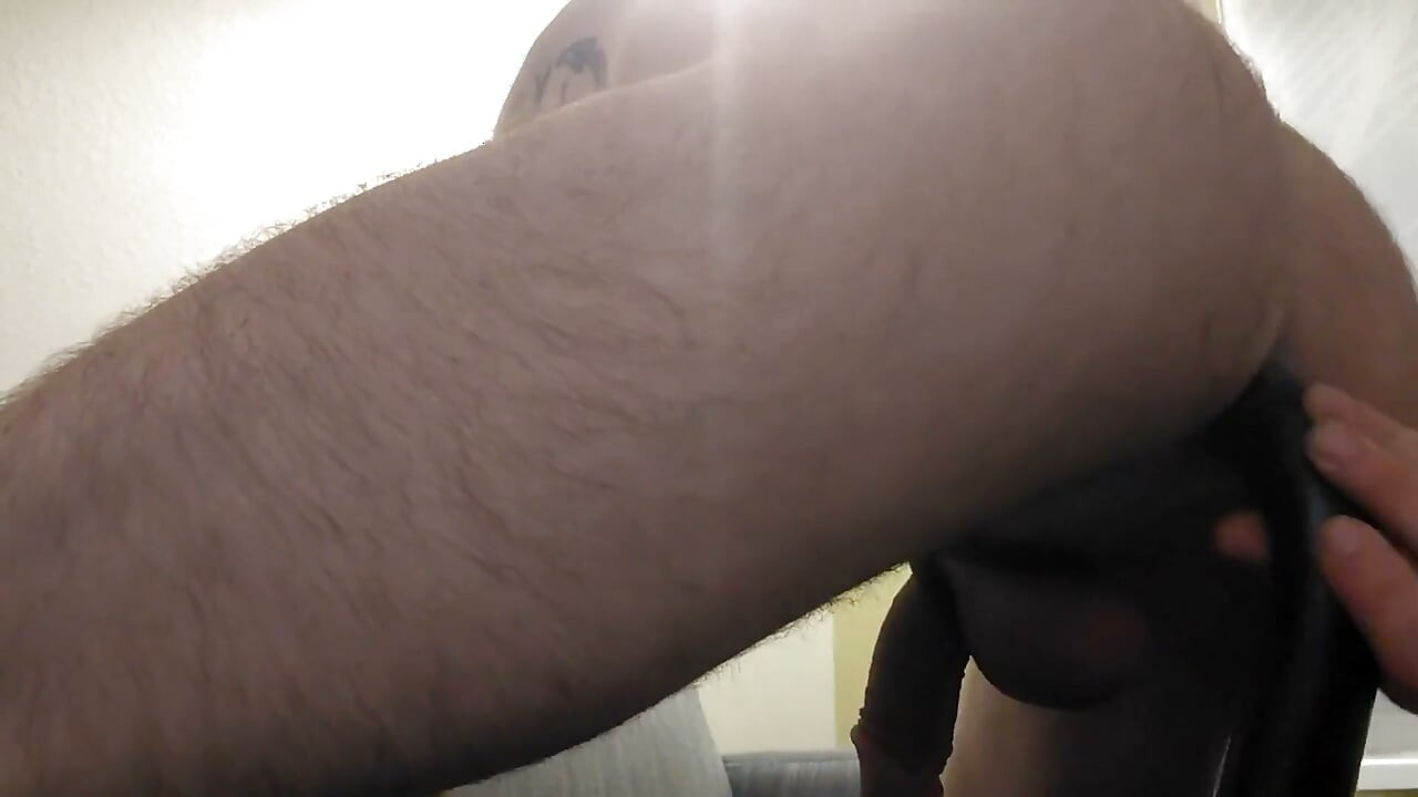 Straight Guy Stretching Asshole and Stroking