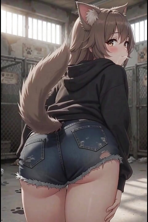 Anime Cat Girl at Shelter Is The Last One Who Wants To Be Picked Up