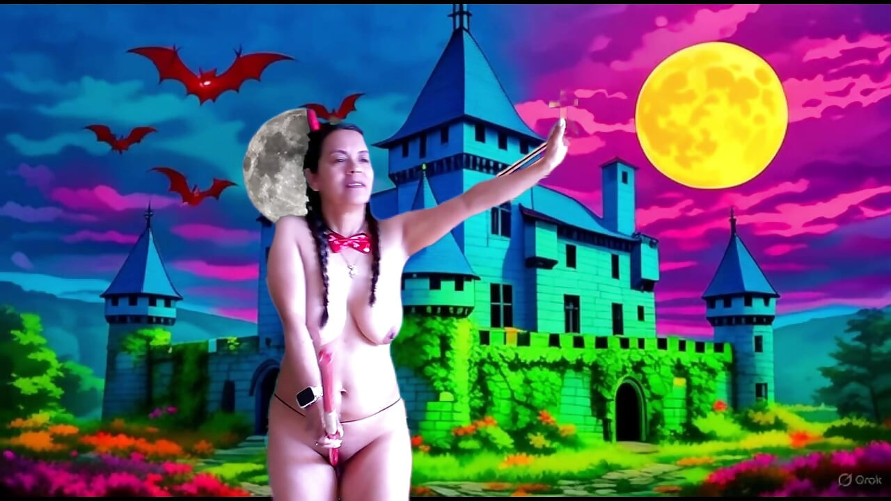 Cum Sucking Vampire with Garabas and Olga