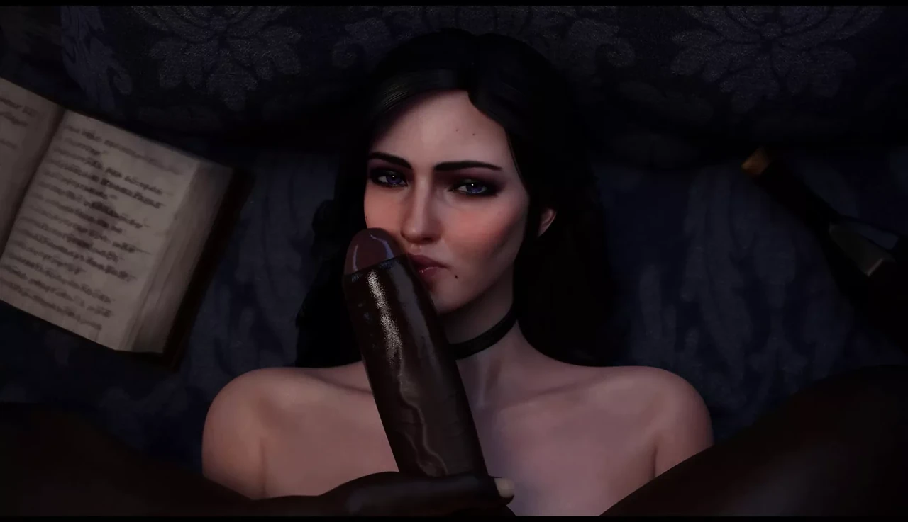 3D Compilation: Witcher 3 – Yennefer, Deepthroat Blowjob Dick Ride Uncensored Hentai