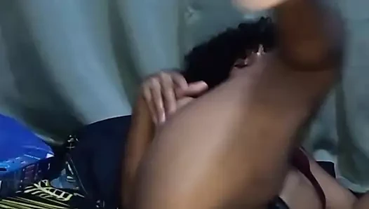 Aunty India plays with her ass until she has an orgasm