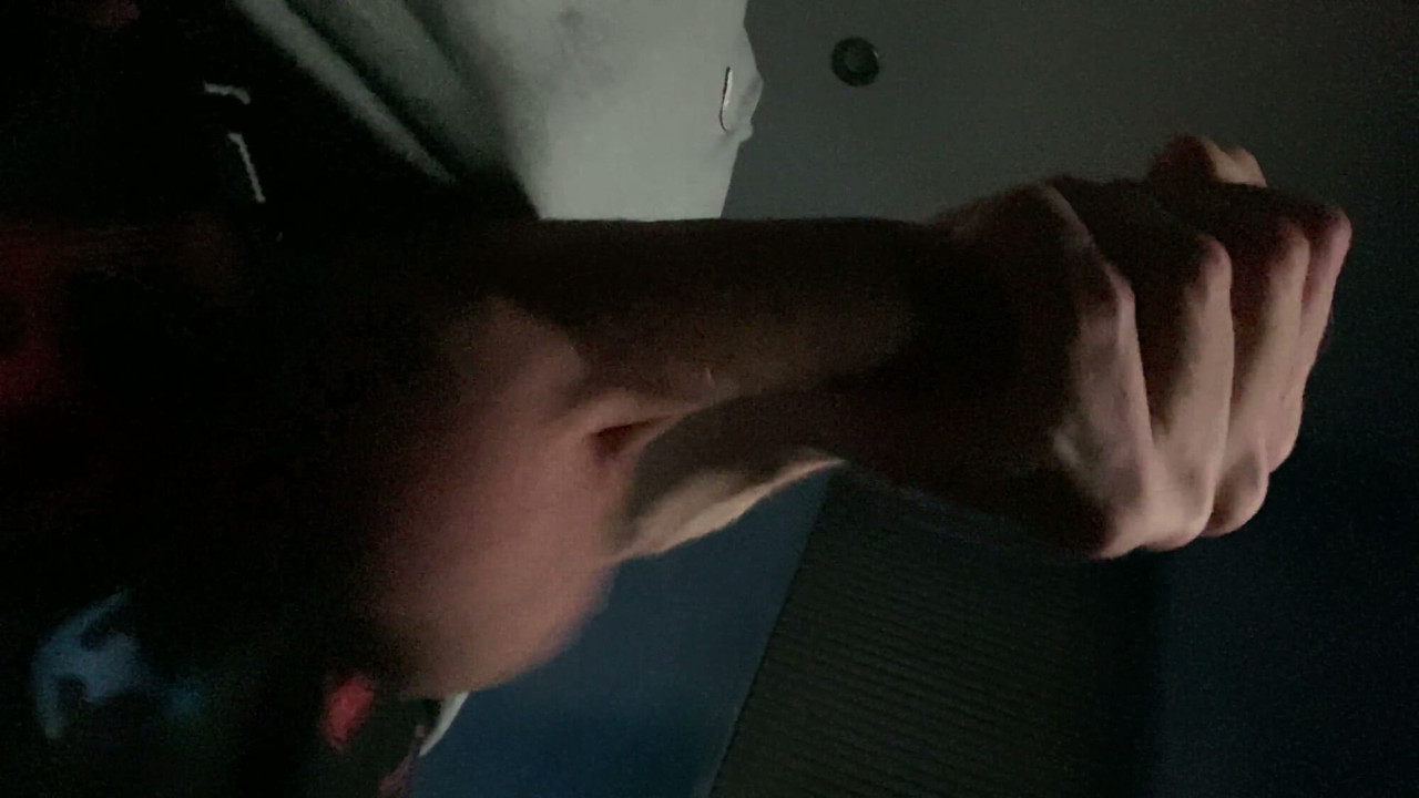 Stroking My Big Throbbing Cock