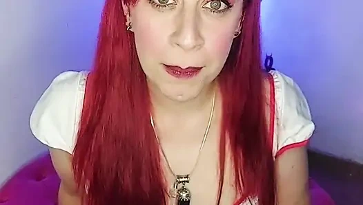 Peluit pendek meminta la enfermera gauchita untuk pendapat profesionalnya! JOI Sph Argentina