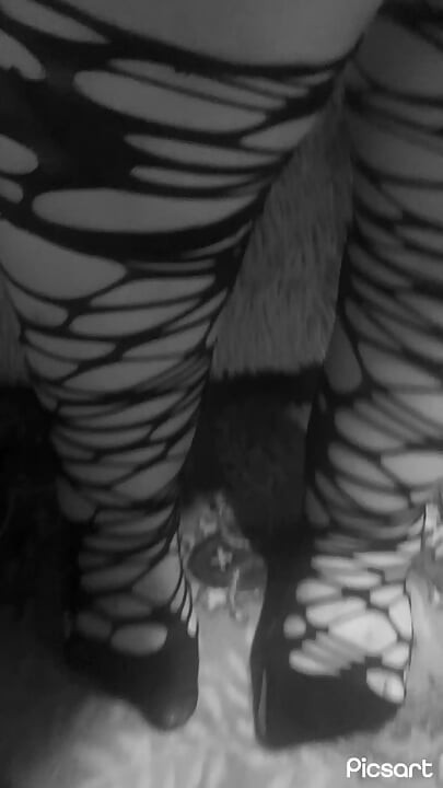 Black gothic socks