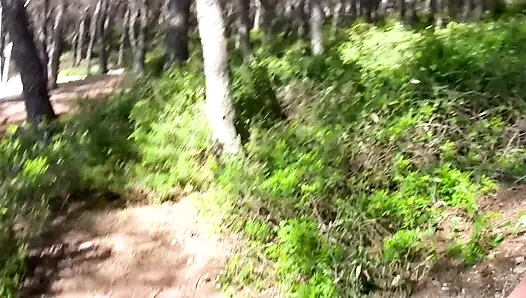 Outside fucking big dick sucking