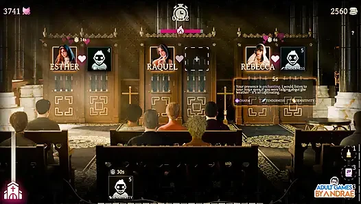 Sisters in Sin Gameplay Part 12 - Lust Performs the Sexual Ritual with Esther in the Library