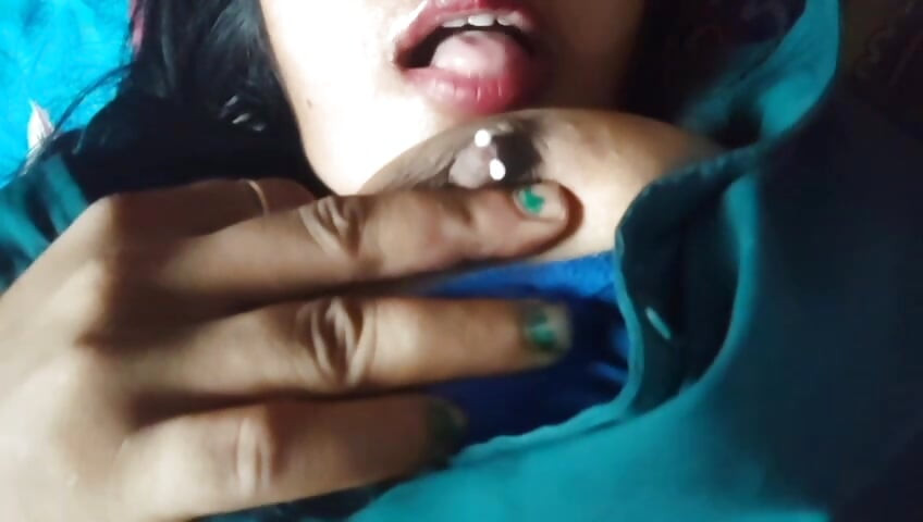 The young girl moaned loudly as she her finger