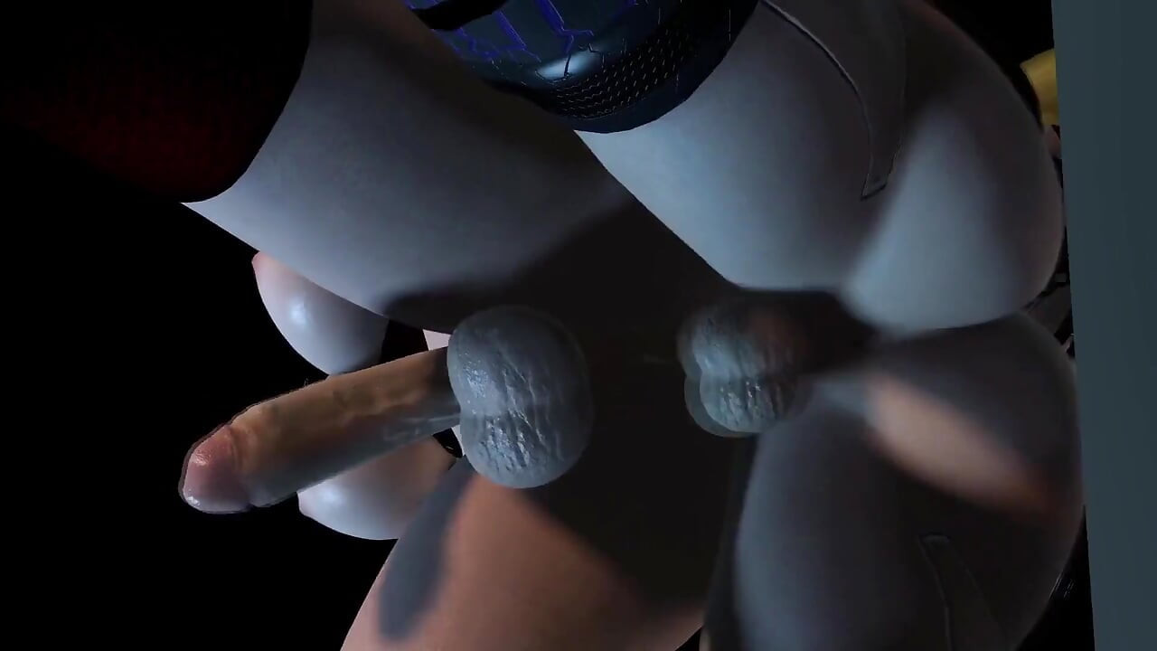 Cyborg Futa tar bakifrån en annan Cyborg Futa