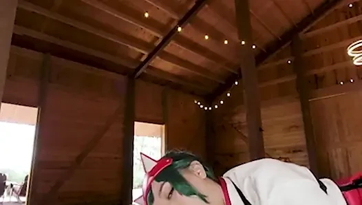 Vrcosplayx kimmy kim sebagai overwatch 2 kiriko ingin kelancaran salah paham dengan gairah murni bagian 1
