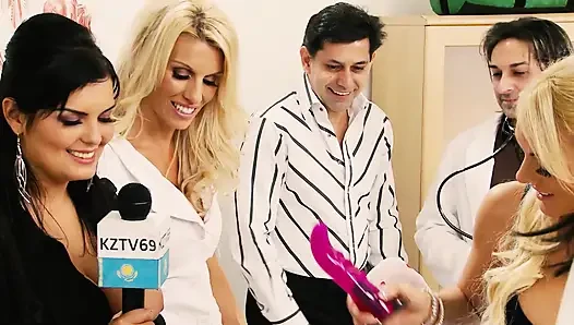 Jasmine Black Gets An Internal Exam From Tammie Lee, Sammy Jayne And Co