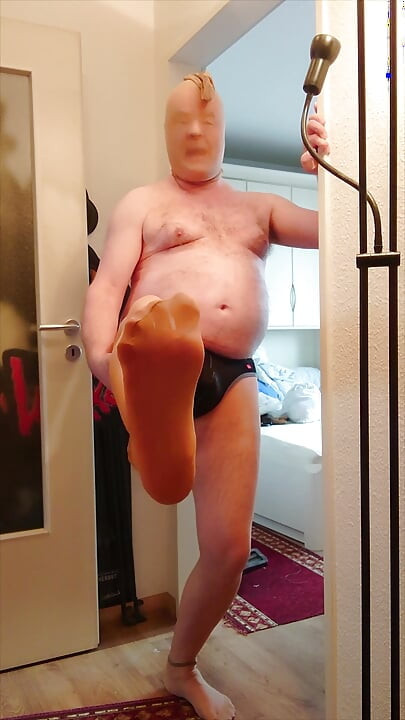 Carmen Nylon Boy Is Horny in Pantyhose