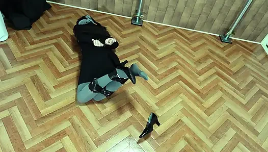 The Targeted Office Lady Was Tied up with Tape