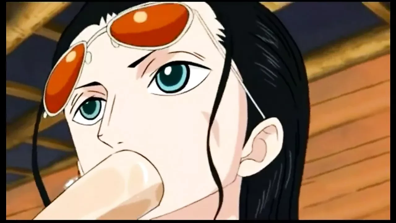 Nico robin boquete, passeio e gozada com sanji (uma peça)