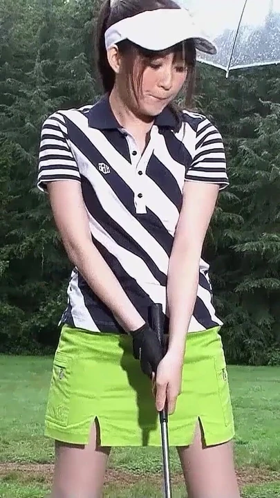Iconic moment from "Little Japanese Teen seduce to Fuck by old Teacher at Golf Lesson"