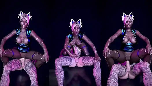 Gece Kulübünde, Sıcak Mela Büyük Beyaz Penis Tarafından Sevişiyor