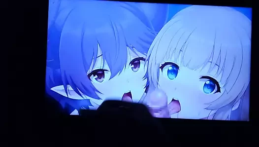 Anime Sop - 2 kıza boşalıyor