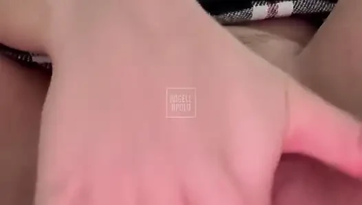 Große Ehefrau Spielt Mit Pink