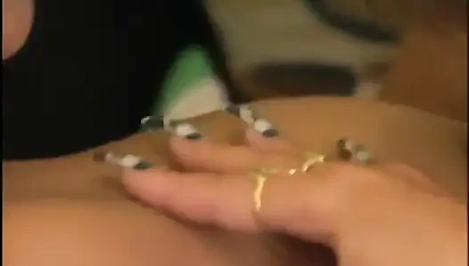 A hard cock in a blonde pussy cumming with long squirts