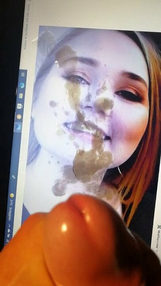 Double cumtribute for nice blonde!