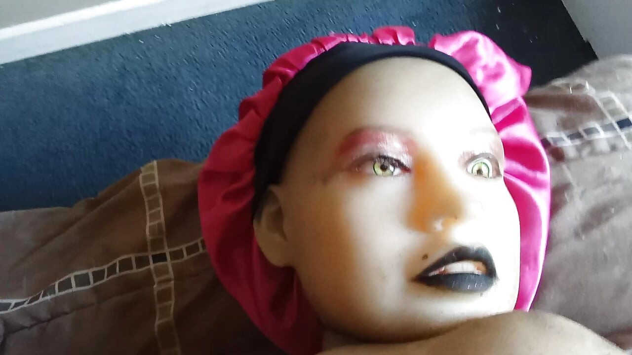 Playin' PattyCake with Those Pale Booty Cheeks! (With Shower Cap-Bonnet on)