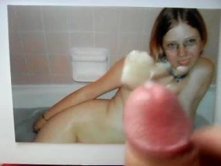 nerdy sara chubby big tits cum tribute again