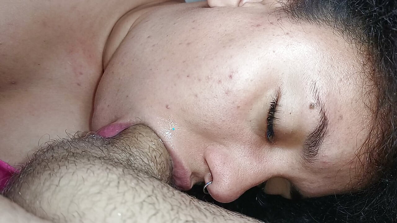 Deep throat: she shoves that naughty little mouth all the way down, fucking deliciously.