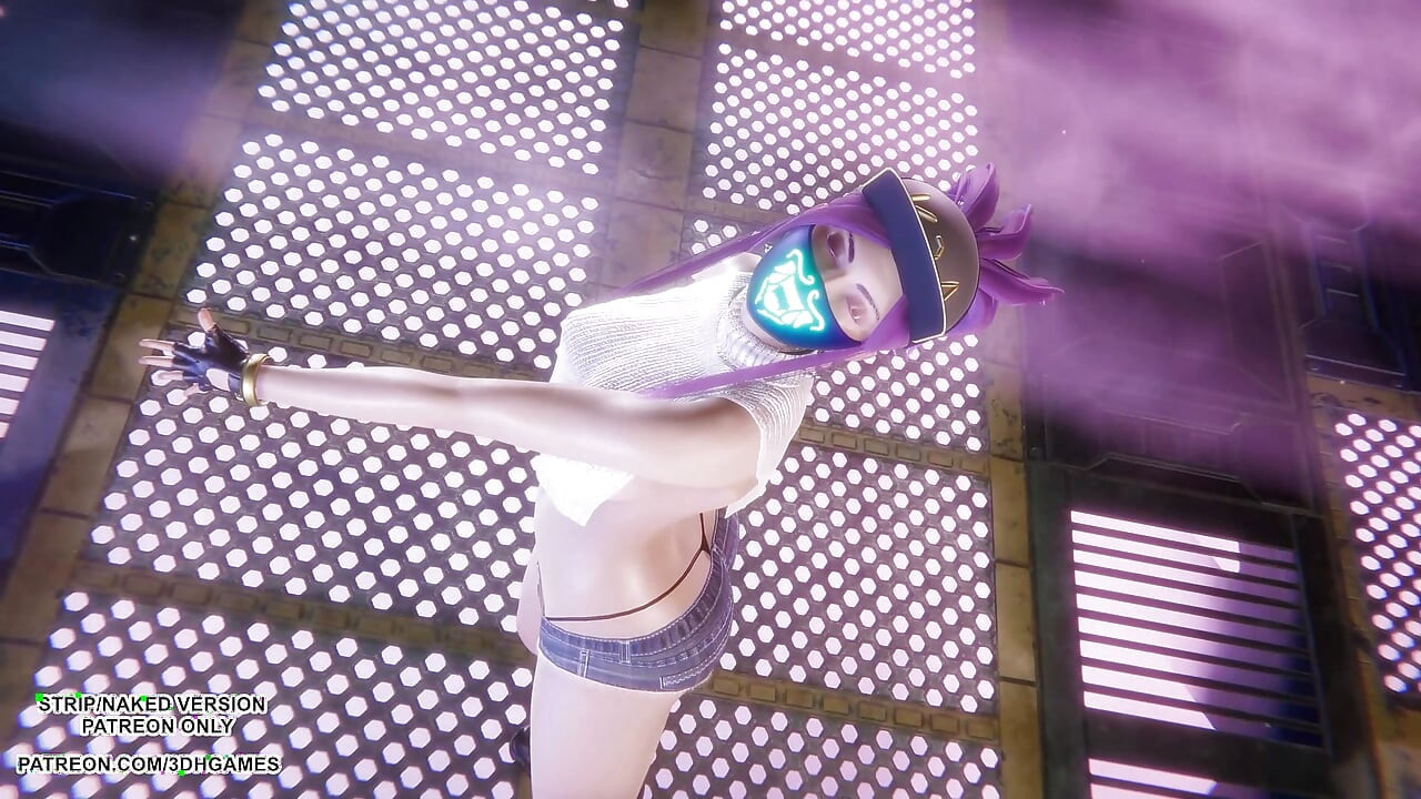 MMD Aespa - Armageddon - Akali Sexy Kpop Dance League of Legends, hentai non censuré 4K 60FPS