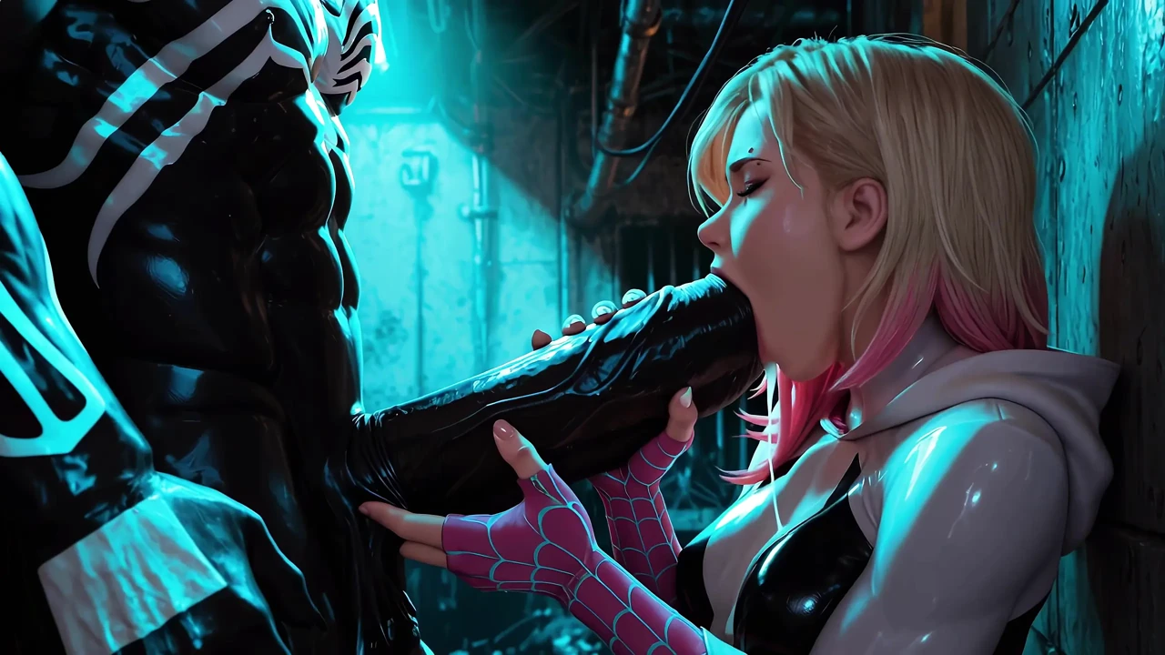 She Let the Symbiote Fill Her for Power - AI GENERATED