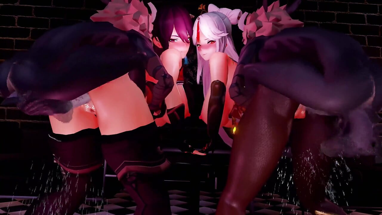 Genshin Impacr - Awek Genshin miang - seks tegar & merintih - Animasi Hentai 3D