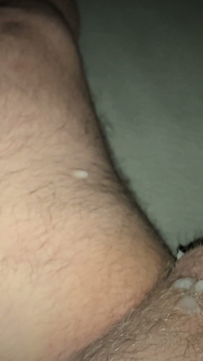 Man edging listening to neighbor having sex at night - Precum play and beautiful cumshot | Clip 2