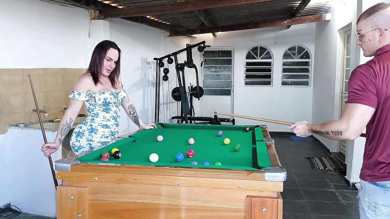 Lost in the billiards had to give the ass