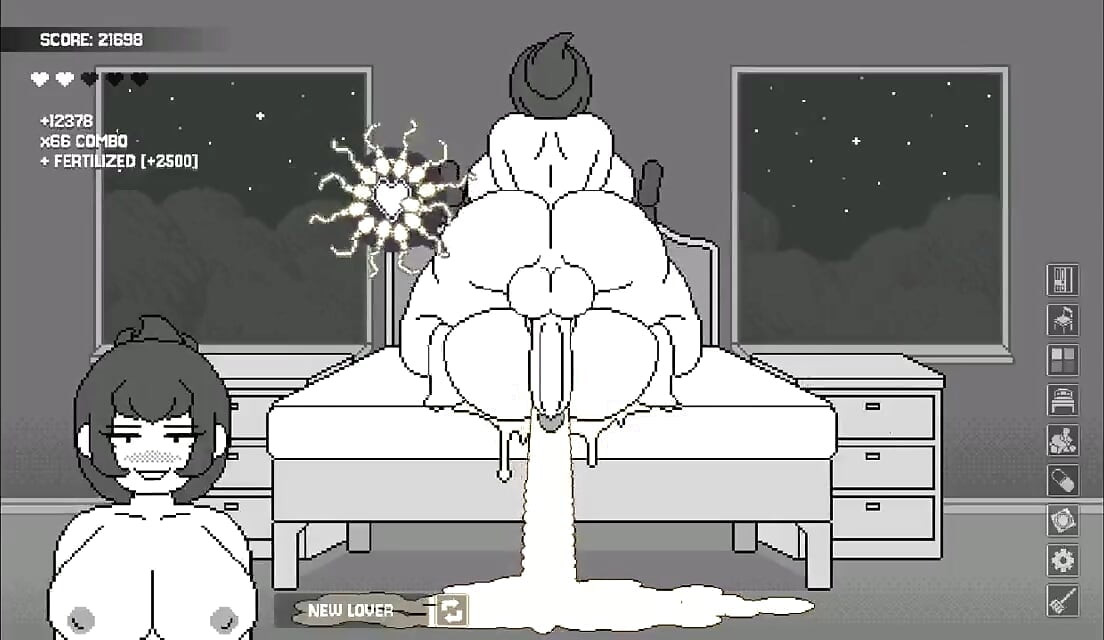 The most crazy futanari game - wife's bedroom gameplay