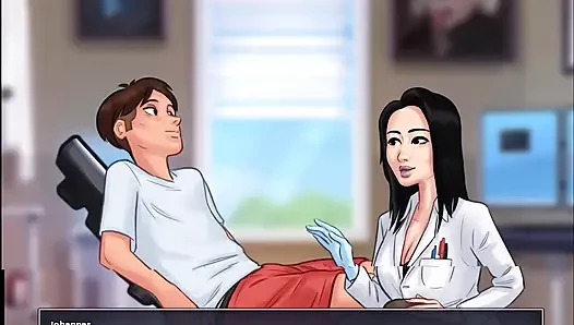 Summertime Saga - Miss Okita Sex Scene