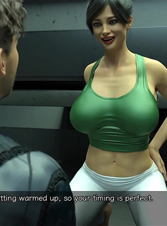 Stranded in Space - Hot Yoga with Big Tits MILF