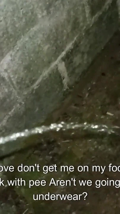 Powerful moment from "Couple peeing and having sex in public behind the church"