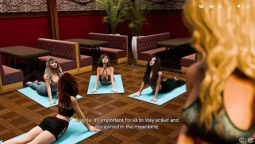 Alexis denkt, dass es nur yoga ist, bis devilla ihn in einen Raum für eine dreckige privatstunde führt