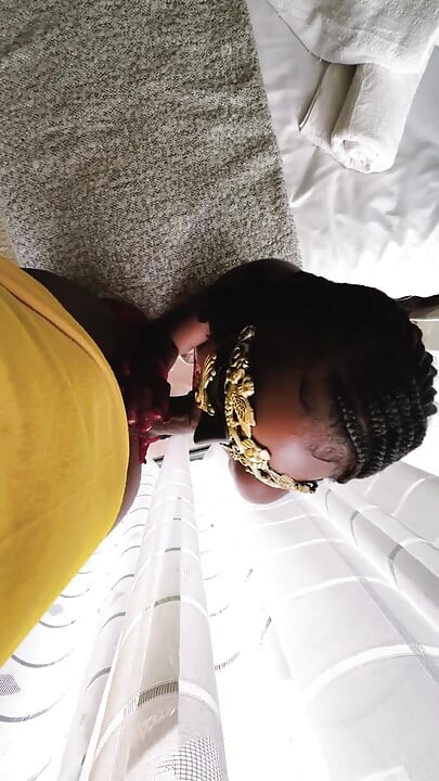 Petite Girl Giving Out Sloppy Blowjob