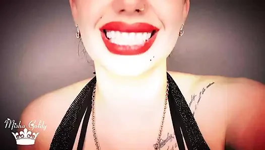 Red lipstick compilation & lip tease! 50$ instead of original price 85$