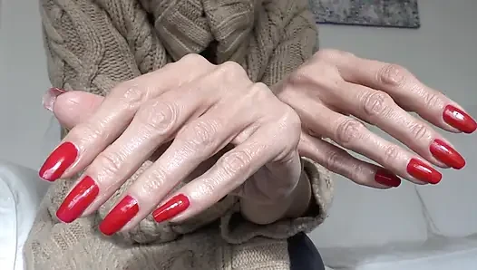 Fühle meinen fingernagel auf deiner brust, kratze, lady victoria Valente