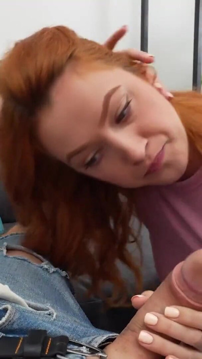 HUNT4K. Ginger Doesn't Mind Cheating and trying a Cumshot | Clip 1