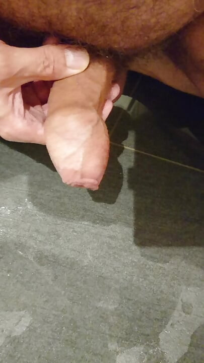Pissing and jerking off
