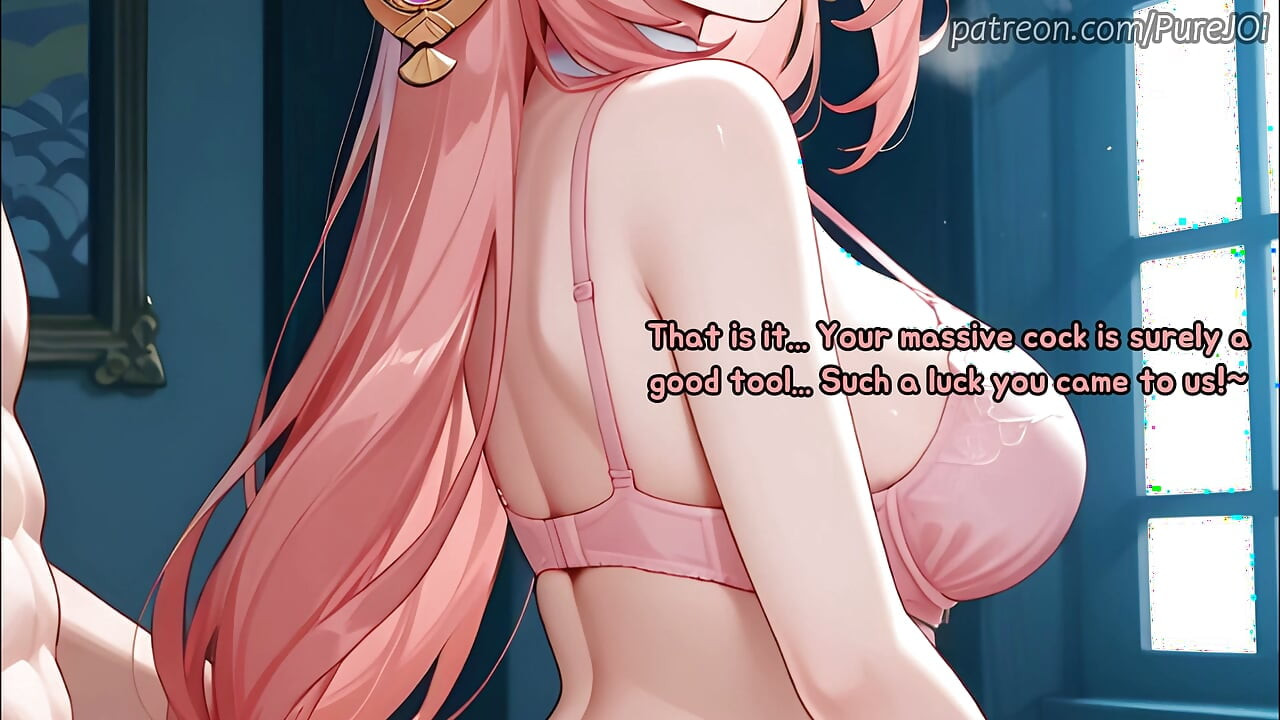 Pass 5 interviews with Genshin Impact girls to get a job (Sex JOI)
