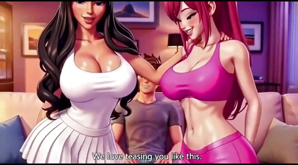 Stepmom and stepsister seduce stepson Taboo