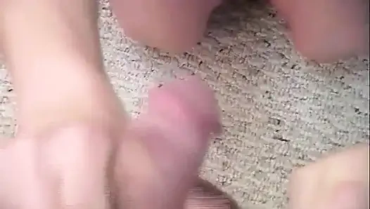 Грудастая Maka делает минет в команде